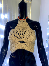 Load image into Gallery viewer, Crocheted Crop Top
