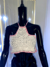 Load image into Gallery viewer, Crocheted Crop Top
