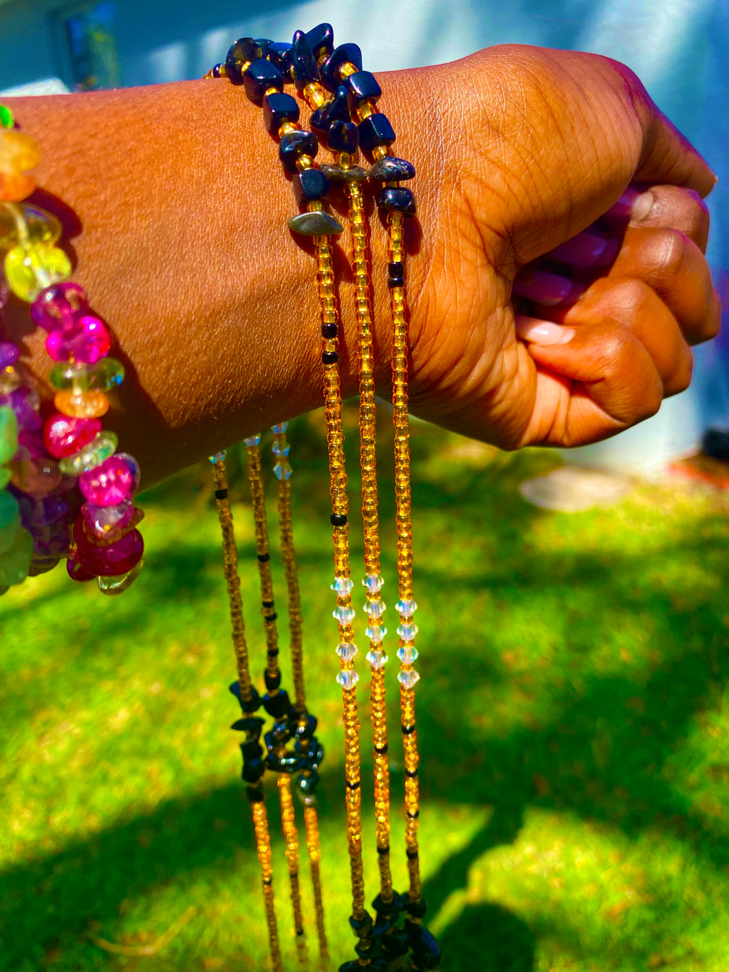 Black Obsidian Waist bead