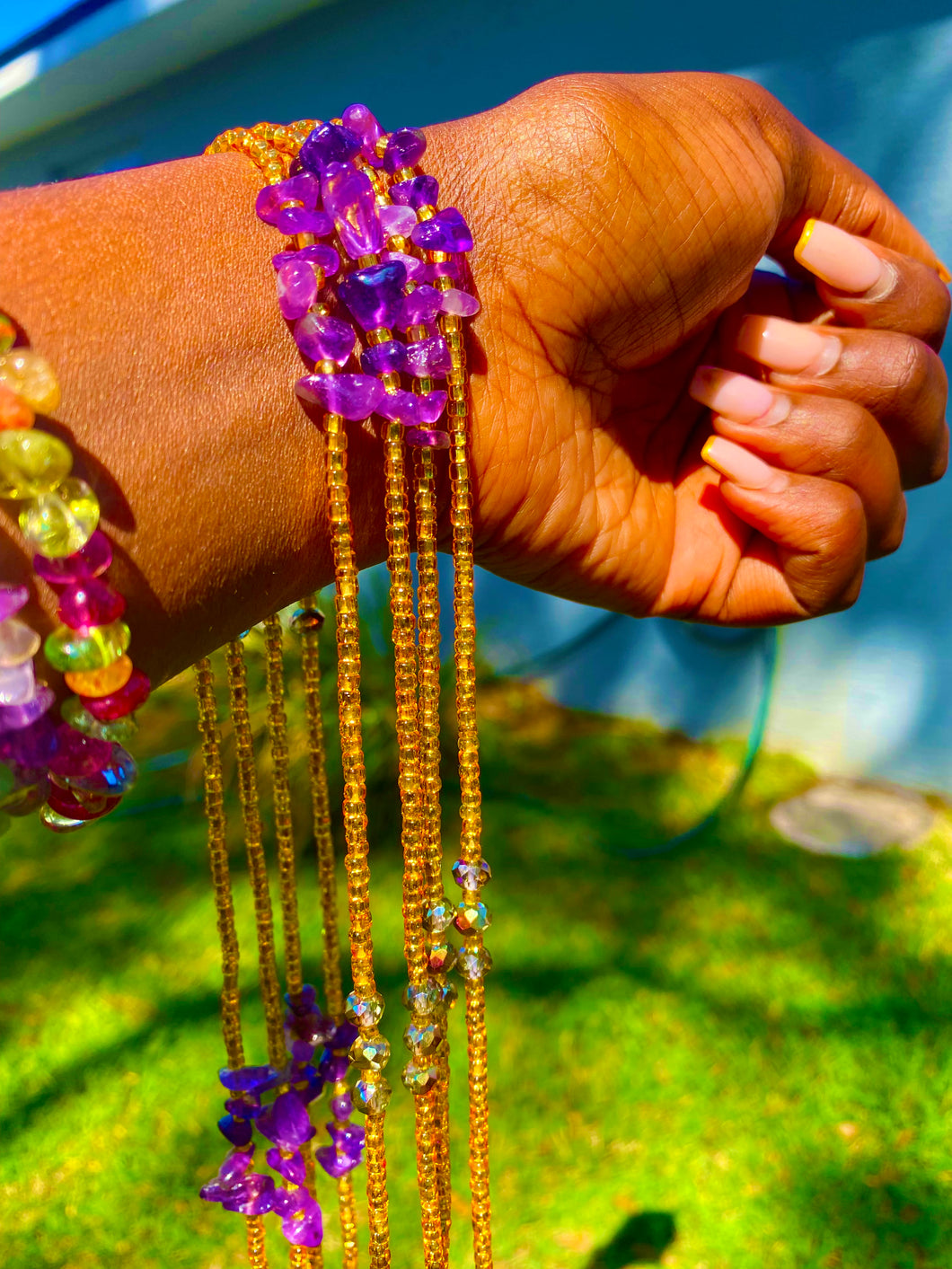 Amethyst Waist bead