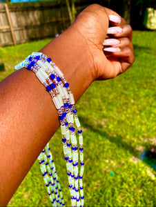 Sapphire Fluorescent Waist bead