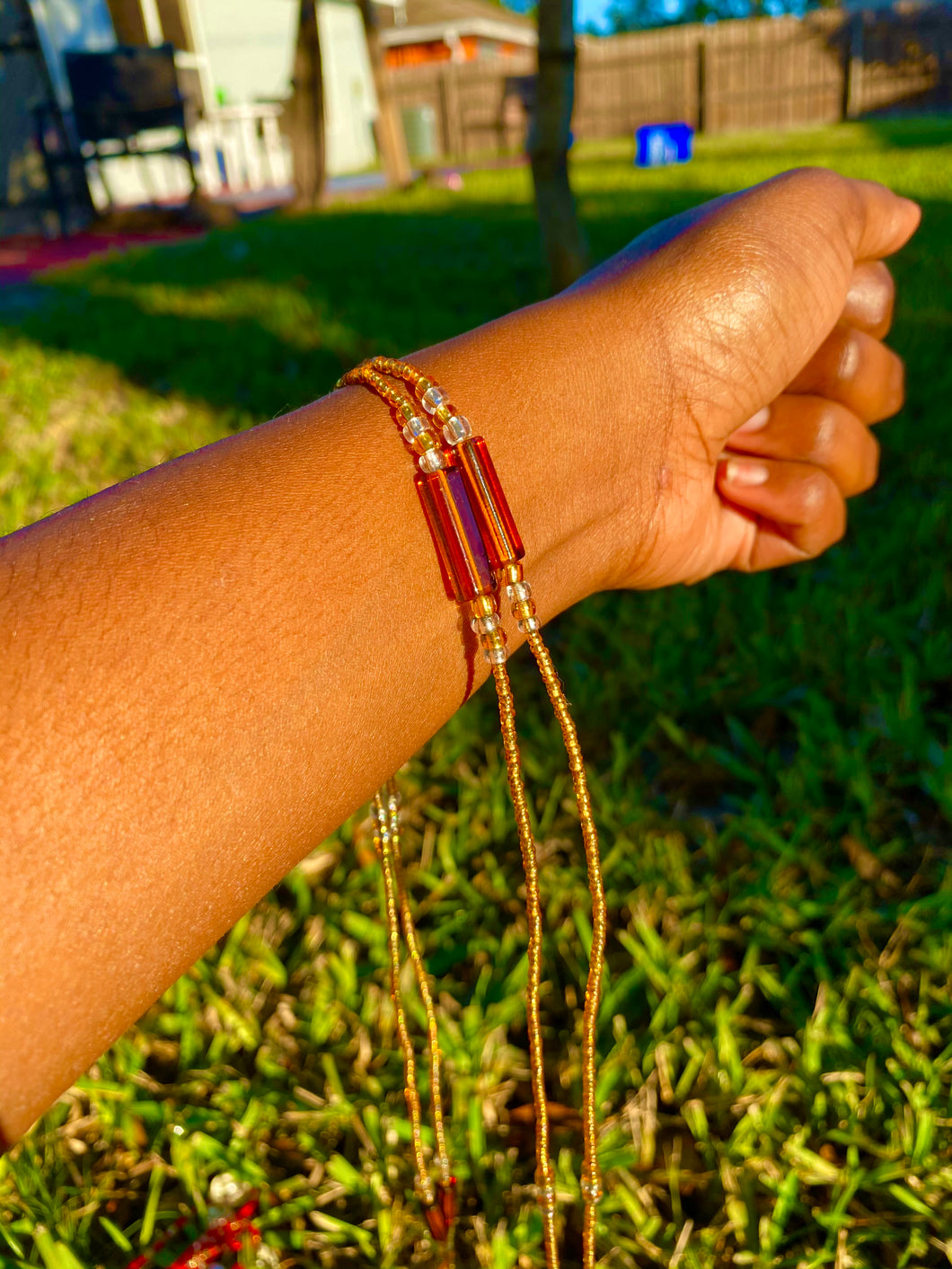 Brown Sugar Waist bead