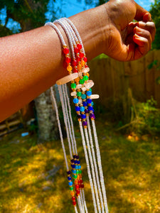 Mixed Energy Crystal Waist bead